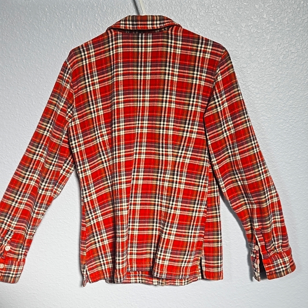 Patagonia, size 8, long sleeve, cotton flannel shirt - Picture 3 of 5